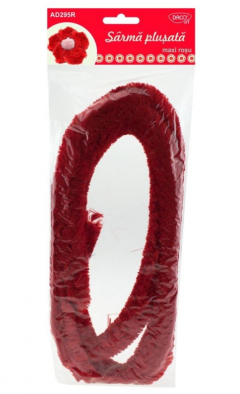 Accesorii craft - Sarma plusata maxi rosie