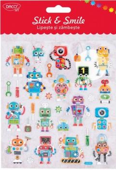 Stickere - Stick and Smile - Roboti