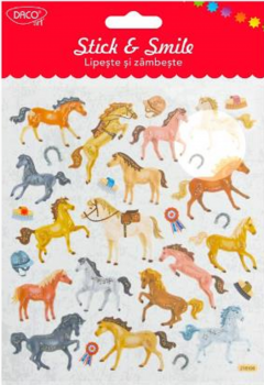 Set stickers - Lipeste si zambeste - Cai