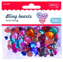 Accesorii craft - Inimi bling