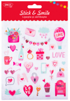 Stickere - Stick and Smile - Love