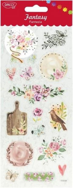 Set stickers - Fantezia - Floral