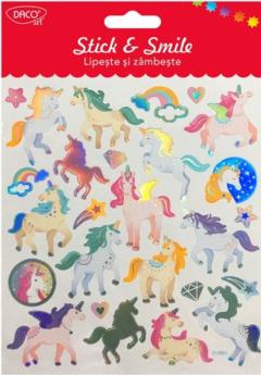 Set stickere - Lipeste si zambeste - Unicorni
