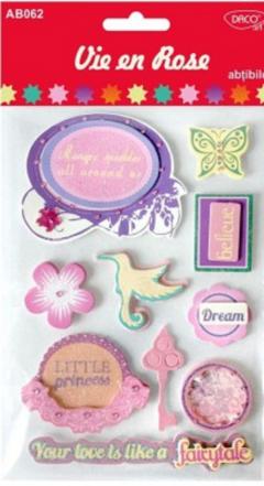 Set stickers - Vie en Rose