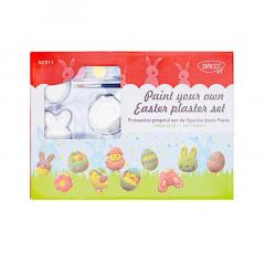 Set Creativ Daco, Picteaza Figurine de Paste din ipsos, Model SC911