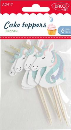 Accesorii craft - Cake Toppers - Unicorn