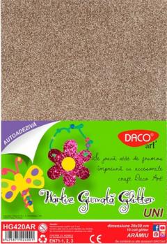 Set 10 coli hartie gumata autoadeziva - Auriu