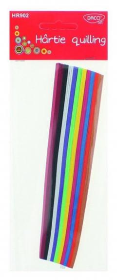 Set 300 bucati hartie quilling - Multicolor - 10 tipuri