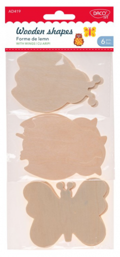 Accesorii craft - Forme de lemn