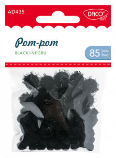 Accesorii craft - Pop-Pom - Negru