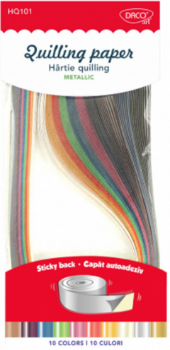 Hartie Quiling - Metalizata - 10 culori