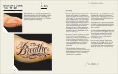Graphic Art of Tattoo Lettering