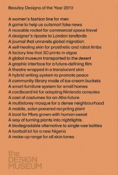 Coperta cărții Beazley Designs of the Year 2019