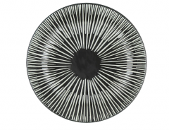 Farfurie pentru desert- Zebra-Black