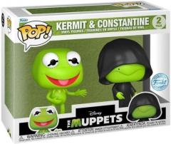 Set 2 figurine - Pop! Disney The Muppets: Kermit & Constantine