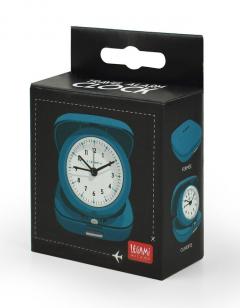 Ceas analogic cu alarma - Petrol Blue