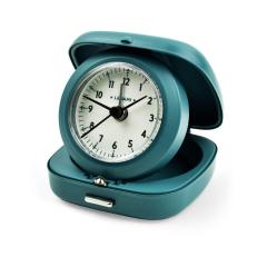 Ceas analogic cu alarma - Petrol Blue