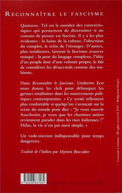 Reconnaitre le fascisme