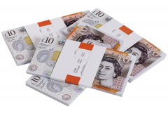 Bancnote 10 Lire Sterline - Replica pentru video, jocuri, tiktok