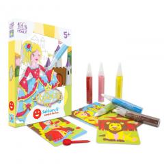 Set creativ - Coloreaza cu nisip - Printese