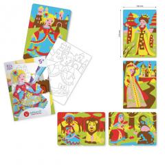 Set creativ - Coloreaza cu nisip - Printese