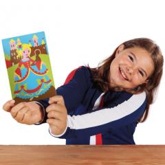 Set creativ - Coloreaza cu nisip - Printese