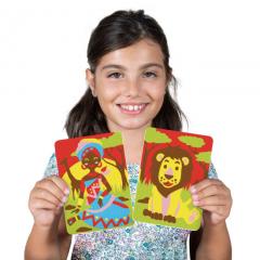 Set creativ - Coloreaza cu nisip - Printese