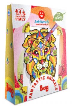 Set creativ - Coloreaza cu nisip - Animale fantastice