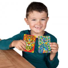 Set creativ - Coloreaza cu nisip - Animale fantastice