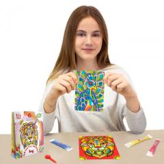 Set creativ - Coloreaza cu nisip - Animale fantastice