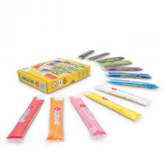 Set 12 rezerve cu nisip colorat