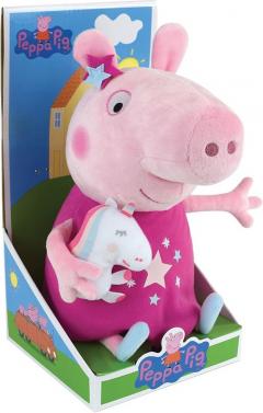Jucarie de plus - Peppa Pig cu mascota unicorn