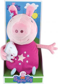 Jucarie de plus - Peppa Pig cu mascota unicorn