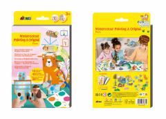 Set creativ 2 in 1 - Pictura si Origami - Animale prietenoase