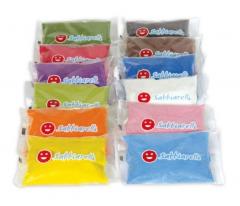 Set 12 rezerve maxi cu nisip colorat