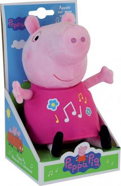 Jucarie de plus muzicala cu lumini - Peppa Pig