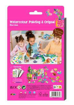 Set creativ 2 in 1 - Pictura si Origami - Gradina