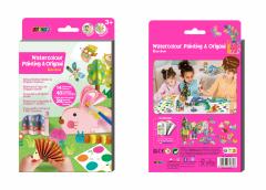 Set creativ 2 in 1 - Pictura si Origami - Gradina