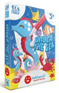 Set creativ - Coloreaza cu nisip - Subacvatic