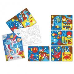 Set creativ - Coloreaza cu nisip - Subacvatic