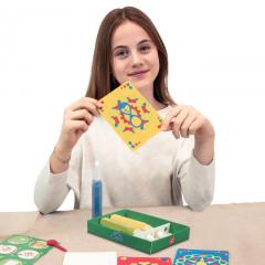 Set creativ - Coloreaza cu nisip - Mandala infinit