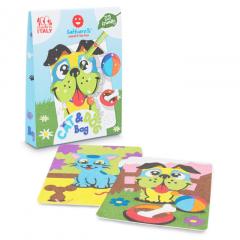 Set creativ - Coloreaza cu nisip - Pisica & catel