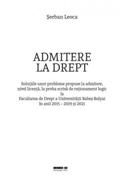 Admitere la Drept