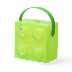Cutie LEGO pentru pranz - Verde transparent