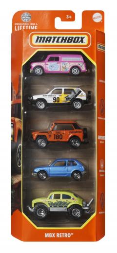 Set 5 masinute metalice - Hot Wheels - MBX Retro