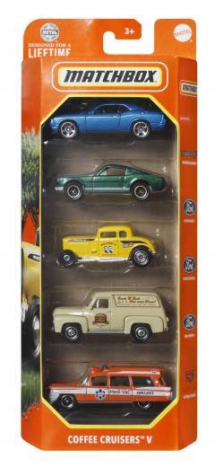 Set 5 masini metalice - Hot Wheels - Coffee Cruisers V