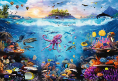 Puzzle Prime 13500 piese - Dive into Underwater Paradise