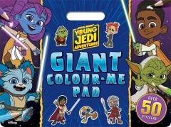 Coperta cărții Star Wars Young Jedi Adventures: Giant Colour Me Pad