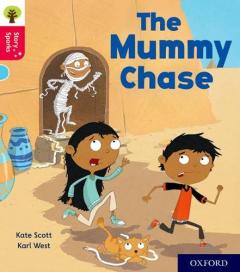 Coperta cărții Oxford Reading Tree Story Sparks: Oxford Level 4: The Mummy Chase