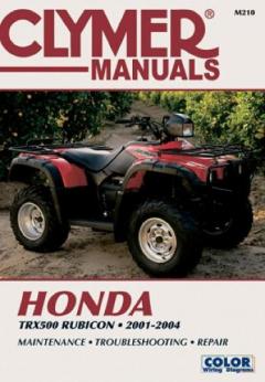 Coperta cărții Clymer Honda TRX500F 2001-2004